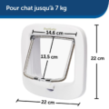 PORTE 4 POSITIONS LUXE - Blanc - cy0864