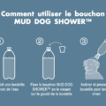 BOUCHON POMMEAU DOUCHE 'MUD DOG SHOWER' - cy0765